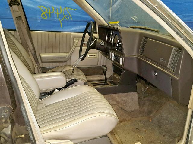 1G6AG69P5DJ404028 - 1983 CADILLAC CIMARRON BROWN photo 5