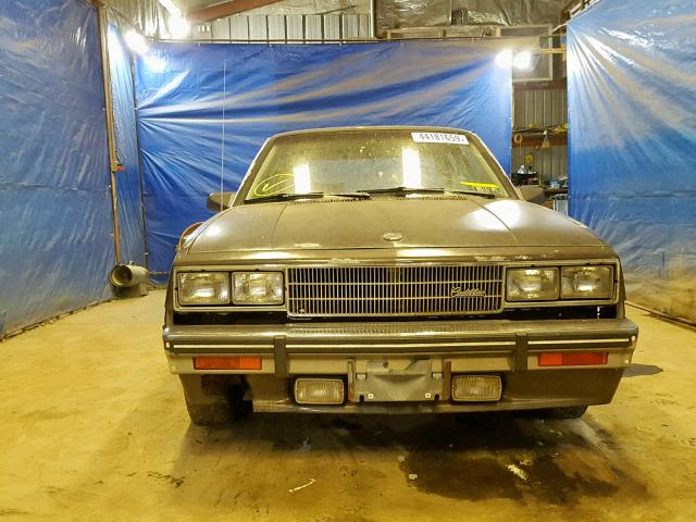 1G6AG69P5DJ404028 - 1983 CADILLAC CIMARRON BROWN photo 9