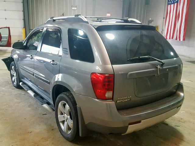 2CKDL73F366036047 - 2006 PONTIAC TORRENT GRAY photo 3