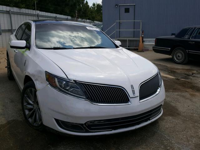 1LNHL9DK3EG607658 - 2014 LINCOLN MKS WHITE photo 1