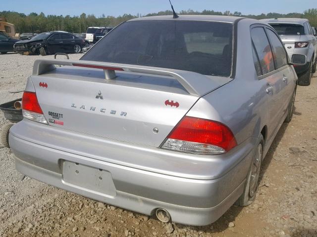 JA3AJ86E83U110261 - 2003 MITSUBISHI LANCER OZ SILVER photo 4