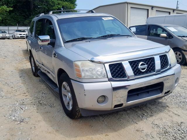 5N1AA08A85N739623 - 2005 NISSAN ARMADA SE SILVER photo 1