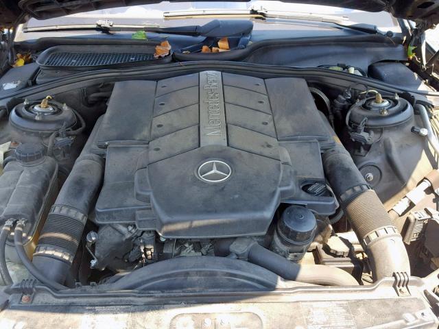 WDBNG83J13A343353 - 2003 MERCEDES-BENZ S 430 4MAT BLACK photo 7