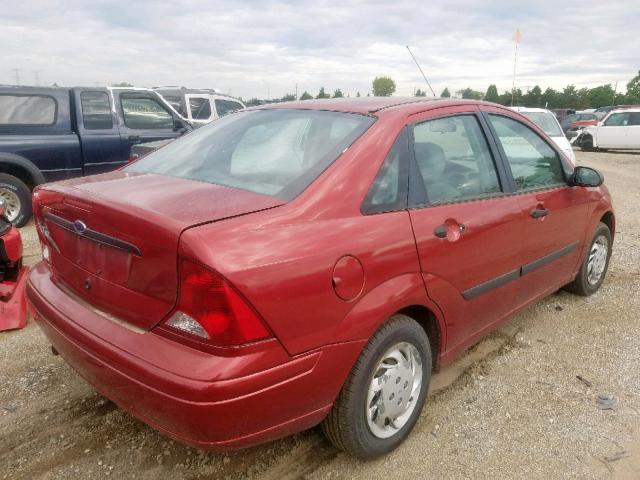 1FAFP33P03W332964 - 2003 FORD FOCUS LX RED photo 4