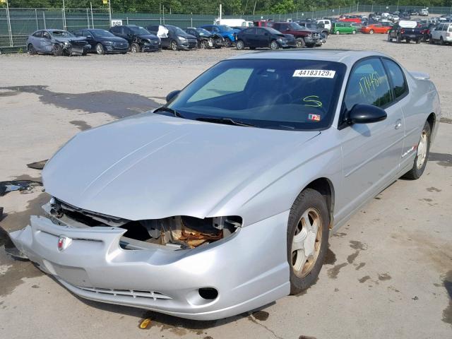 2G1WX15K439336565 - 2003 CHEVROLET MONTE CARL SILVER photo 2