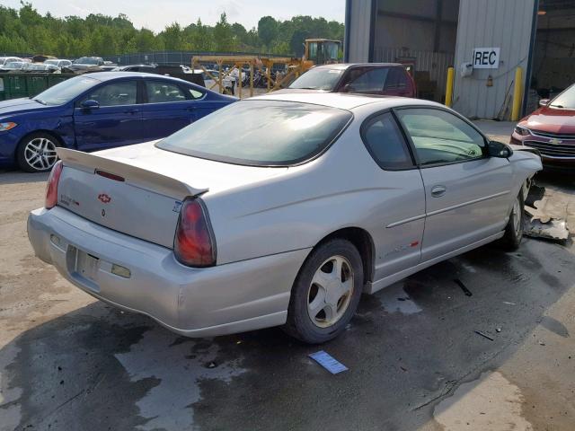 2G1WX15K439336565 - 2003 CHEVROLET MONTE CARL SILVER photo 4