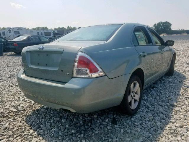 3FAFP07Z46R161377 - 2006 FORD FUSION SE GREEN photo 4