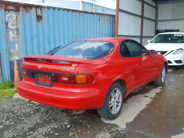 JT2ST85N3P0147371 - 1993 TOYOTA CELICA GT- RED photo 4