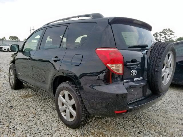 JTMBK31V866008576 - 2006 TOYOTA RAV4 LIMIT BLACK photo 3