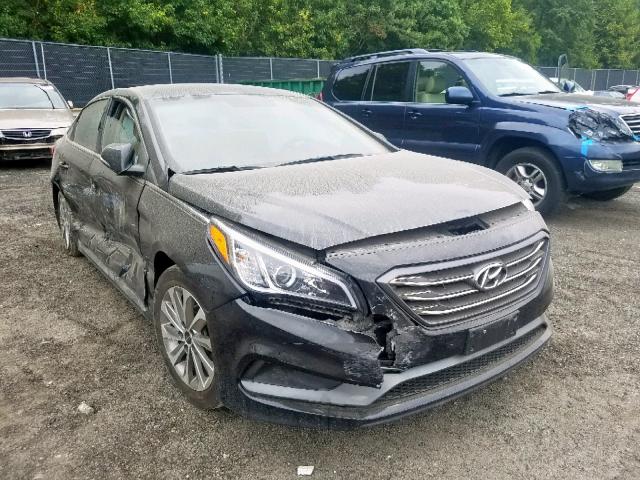 5NPE34AF1HH473864 - 2017 HYUNDAI SONATA SPO GRAY photo 1