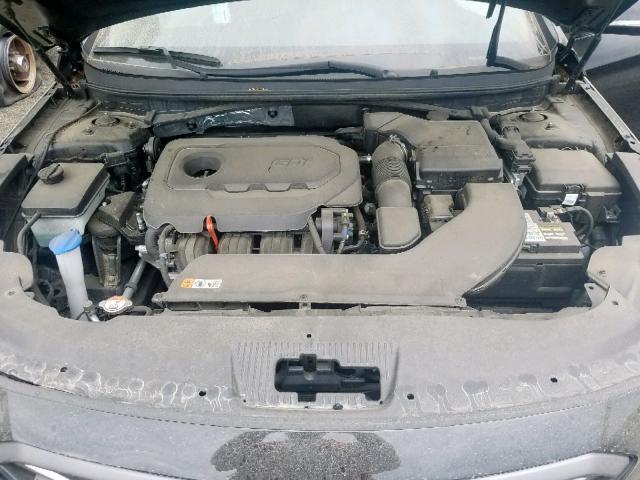 5NPE34AF1HH473864 - 2017 HYUNDAI SONATA SPO GRAY photo 7