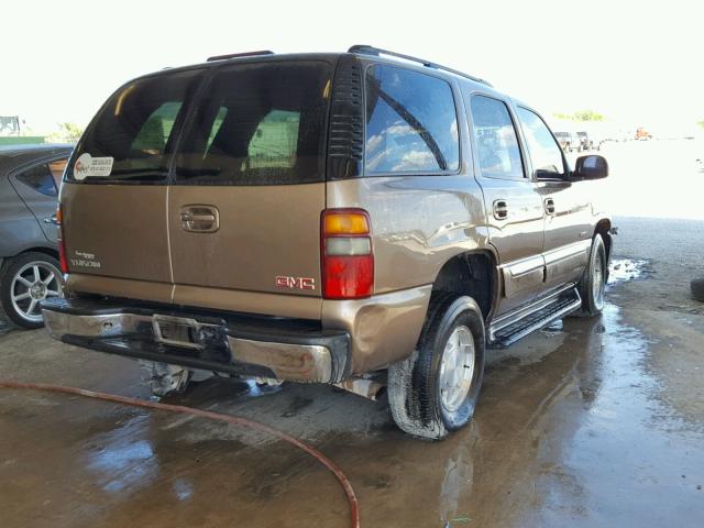 1GKEC13V73R297928 - 2003 GMC YUKON TAN photo 4