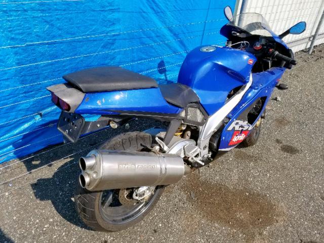 ZD4RPD0181S000129 - 2001 APRILIA RSV MILLE BLUE photo 4