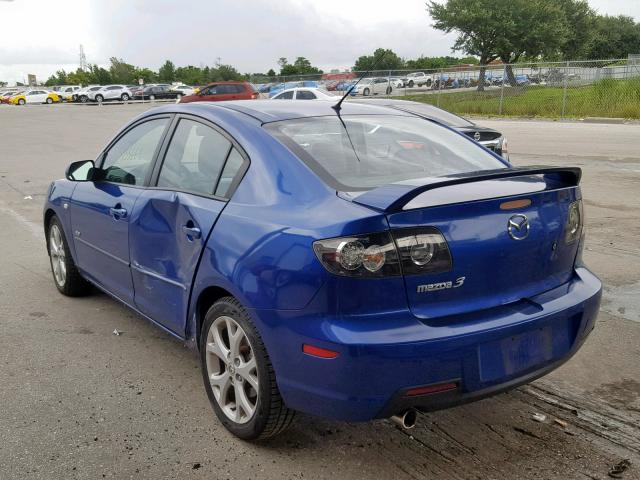 JM1BK323071624624 - 2007 MAZDA 3 S BLUE photo 3