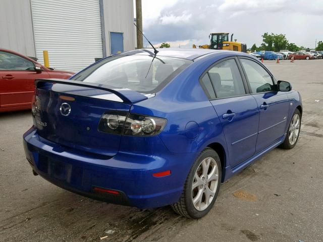 JM1BK323071624624 - 2007 MAZDA 3 S BLUE photo 4