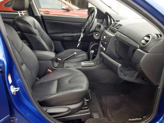 JM1BK323071624624 - 2007 MAZDA 3 S BLUE photo 5