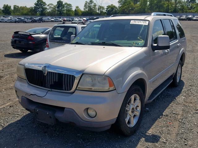 5LMEU88H54ZJ19708 - 2004 LINCOLN AVIATOR Bej foto 2