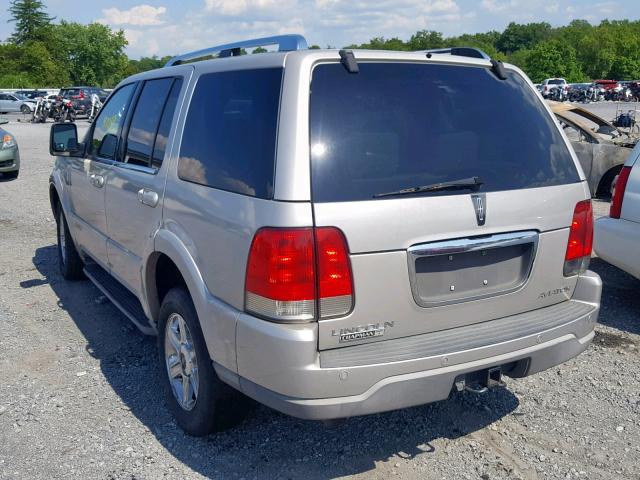 5LMEU88H54ZJ19708 - 2004 LINCOLN AVIATOR Bej foto 3