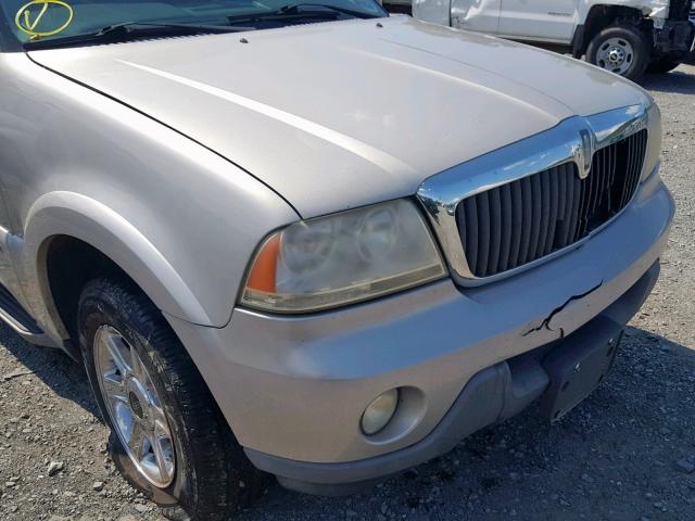 5LMEU88H54ZJ19708 - 2004 LINCOLN AVIATOR Bej foto 9