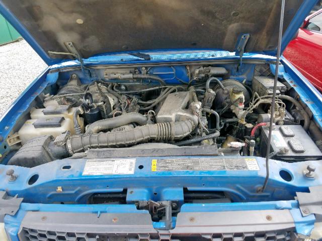 1FTZR45U12PA25015 - 2002 FORD RANGER SUP BLUE photo 7