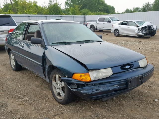 3FASP11J6TR148701 - 1996 FORD ESCORT LX GREEN photo 1