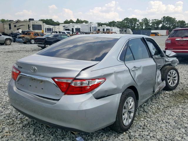 4T4BF1FK8FR462461 - 2015 TOYOTA CAMRY LE SILVER photo 4