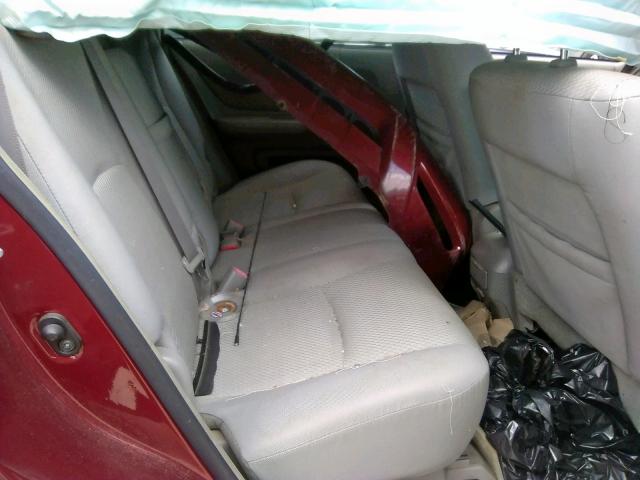 JTEHP21A970206487 - 2007 TOYOTA HIGHLANDER RED photo 6