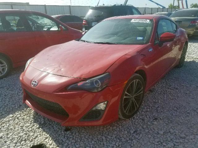 JF1ZNAA11D2706223 - 2013 TOYOTA SCION FR-S RED photo 2