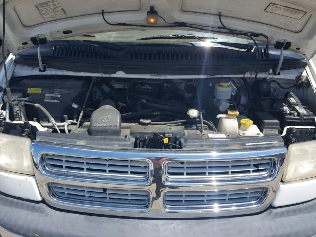 2B6HB11Y0YK138904 - 2000 DODGE RAM VAN B1 WHITE photo 7