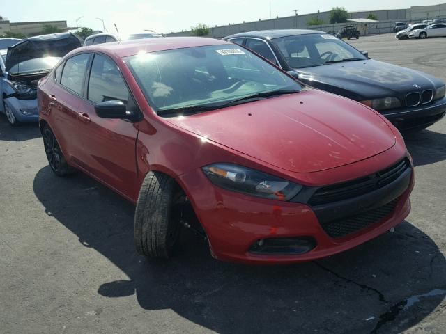 1C3CDFFA5GD820232 - 2016 DODGE DART SXT S RED photo 1