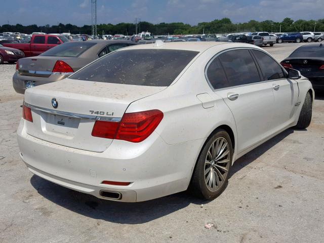 WBAKB4C57BC392829 - 2011 BMW 740 LI WHITE photo 4