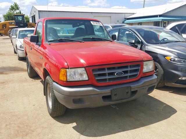 1FTYR10U81TA73232 - 2001 FORD RANGER RED photo 1