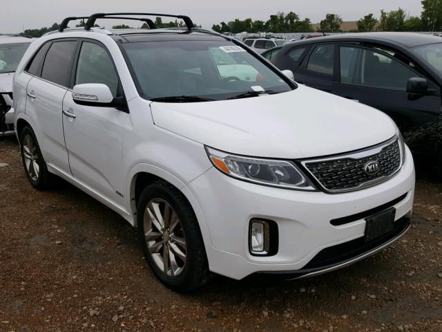 5XYKWDA79EG439306 - 2014 KIA SORENTO SX WHITE photo 1