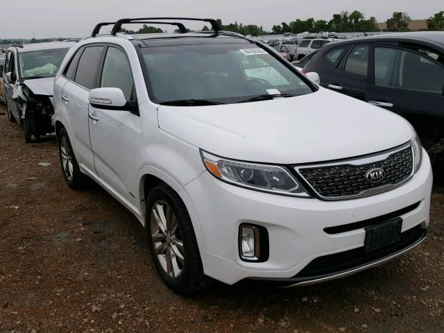 5XYKWDA79EG439306 - 2014 KIA SORENTO SX WHITE photo 9