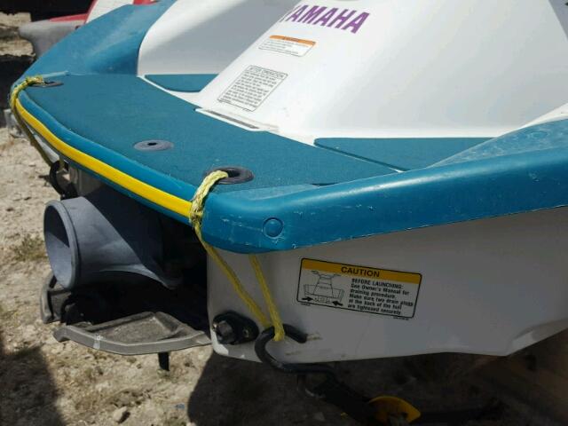 2653C696 - 1996 YAMAHA WAVERUNNER WHITE photo 9