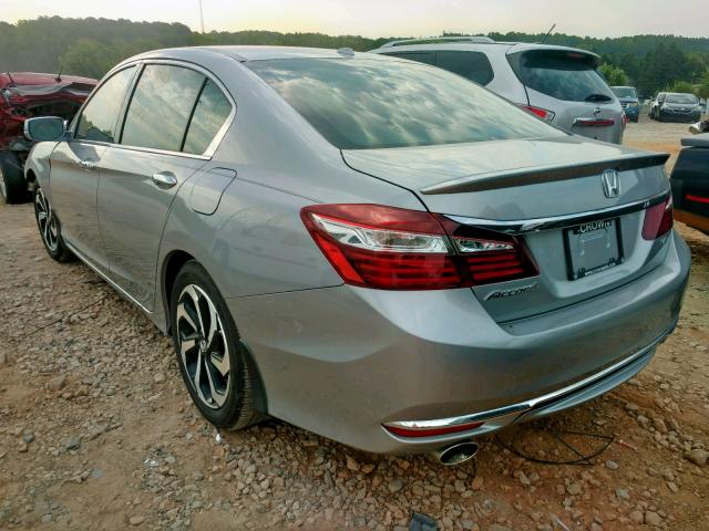 1HGCR3F84HA031938 - 2017 HONDA ACCORD EXL SILVER photo 3