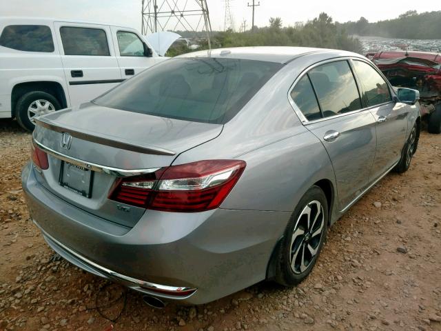 1HGCR3F84HA031938 - 2017 HONDA ACCORD EXL SILVER photo 4