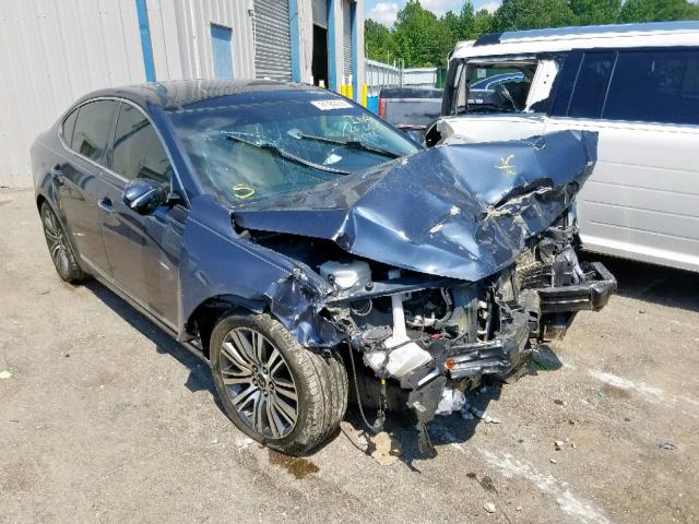 KNALN4D73F5188244 - 2015 KIA CADENZA PR BLUE photo 1