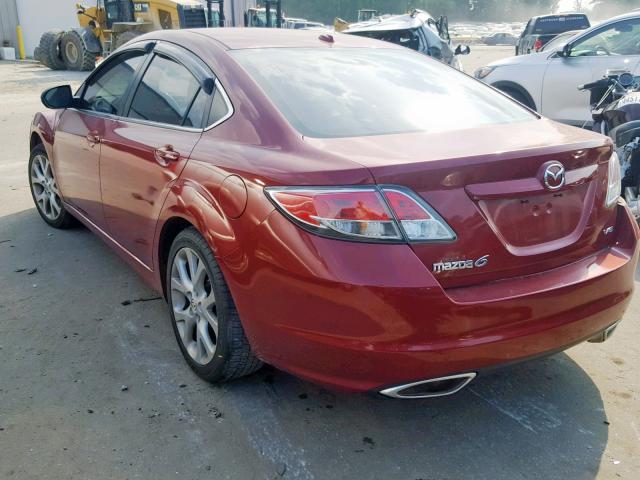 1YVHP82B095M11856 - 2009 MAZDA 6 S RED photo 3