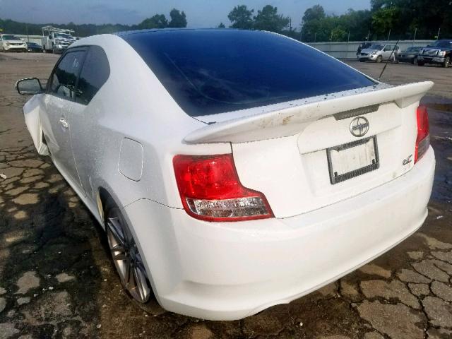 JTKJF5C75D3059048 - 2013 TOYOTA SCION TC თეთრი ფოტო 3