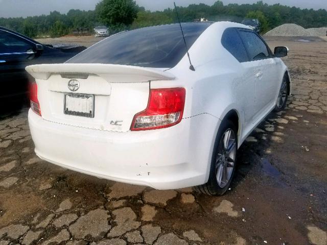 JTKJF5C75D3059048 - 2013 TOYOTA SCION TC თეთრი ფოტო 4