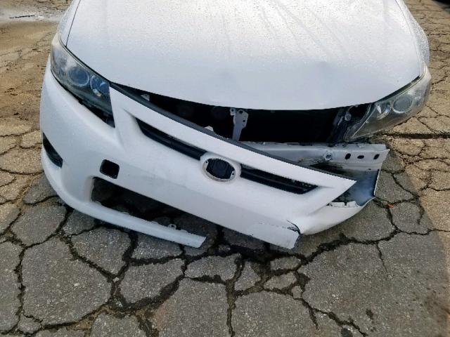 JTKJF5C75D3059048 - 2013 TOYOTA SCION TC თეთრი ფოტო 7