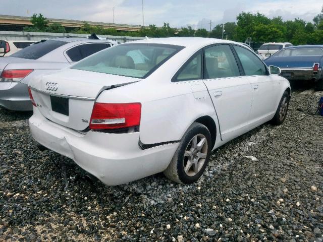 WAUAH74F07N099157 - 2007 AUDI A6 3.2 WHITE photo 4