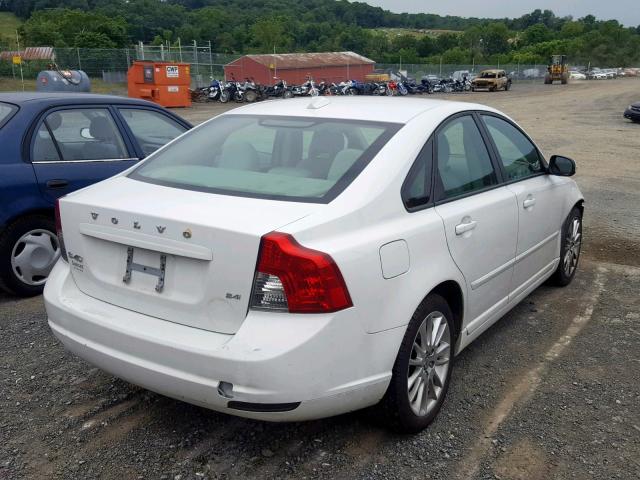 YV1MS390392444503 - 2009 VOLVO S40 2.4I WHITE photo 4