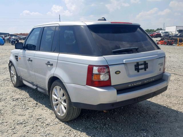 SALSK25488A120248 - 2008 LAND ROVER RANGE ROVE SILVER photo 3