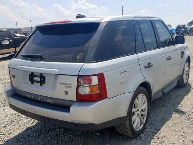 SALSK25488A120248 - 2008 LAND ROVER RANGE ROVE SILVER photo 4