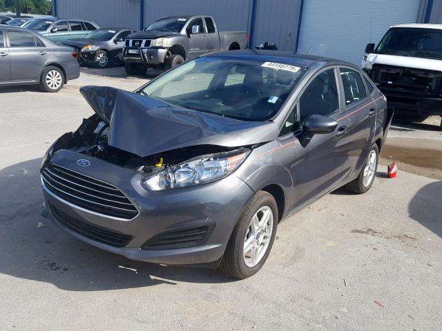 3FADP4BJXKM113454 - 2019 FORD FIESTA SE GRAY photo 2