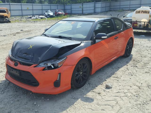 JTKJF5C71FJ006040 - 2015 TOYOTA SCION TC 橙色 照片 2