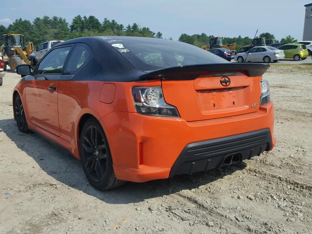 JTKJF5C71FJ006040 - 2015 TOYOTA SCION TC 橙色 照片 3