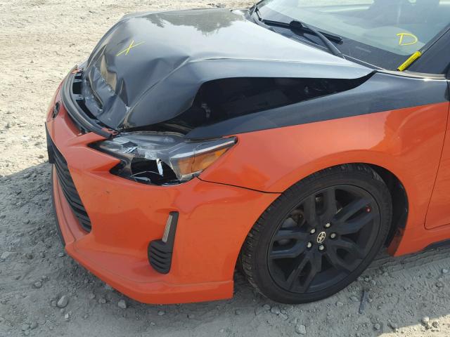JTKJF5C71FJ006040 - 2015 TOYOTA SCION TC 橙色 照片 9